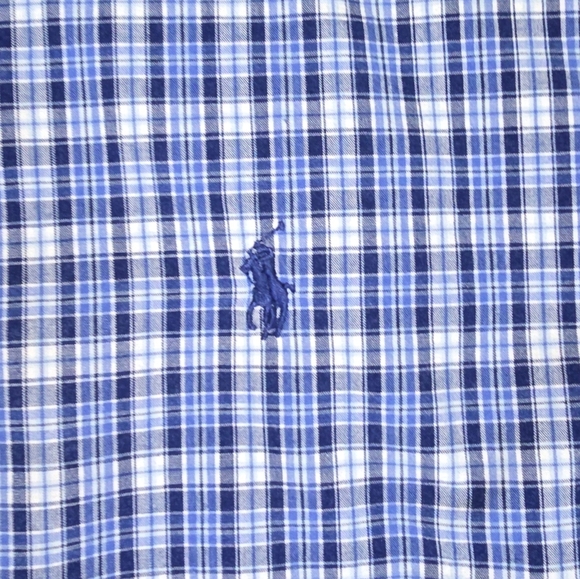 Ralph Lauren | Youth Boys 100% Cotton Casual Button Down Shirt SIZE LARGE 16\18 - Picture 4 of 13